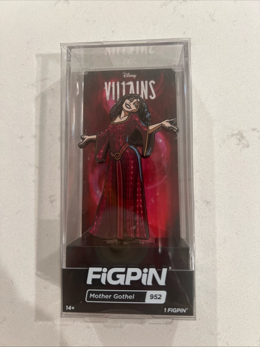 FiGPiN Disney Villains Mother Gothel Enamel Pin - Red